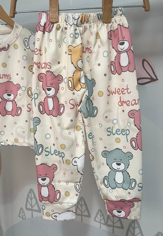 بلوز شلوار نخی بچگانه