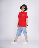 تیشرت و شلوارک یقه دار